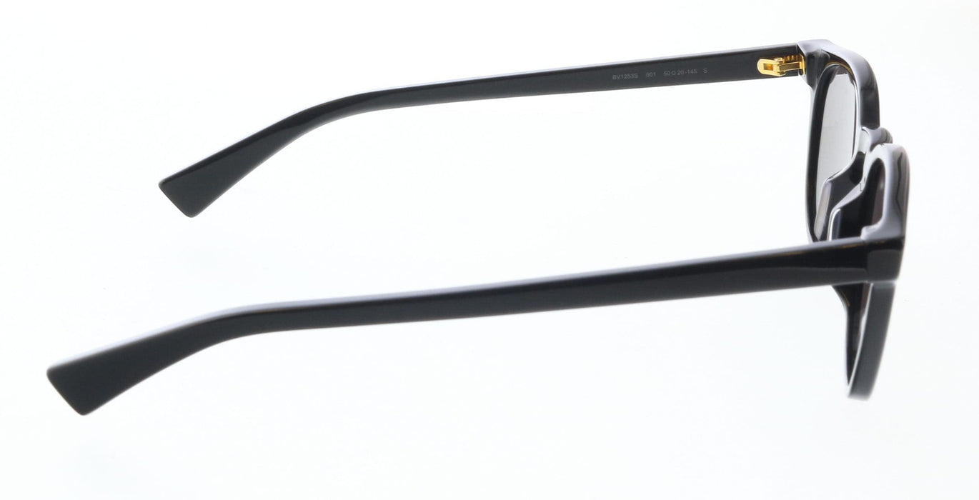 Bottega Veneta BV1253S-001 Black Round Sunglasses  Gold
