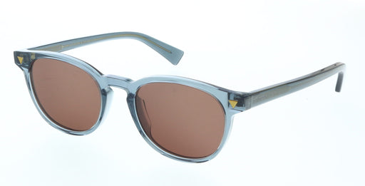 Bottega Veneta BV1253S-005 Grey Acetate Round Sunglasses