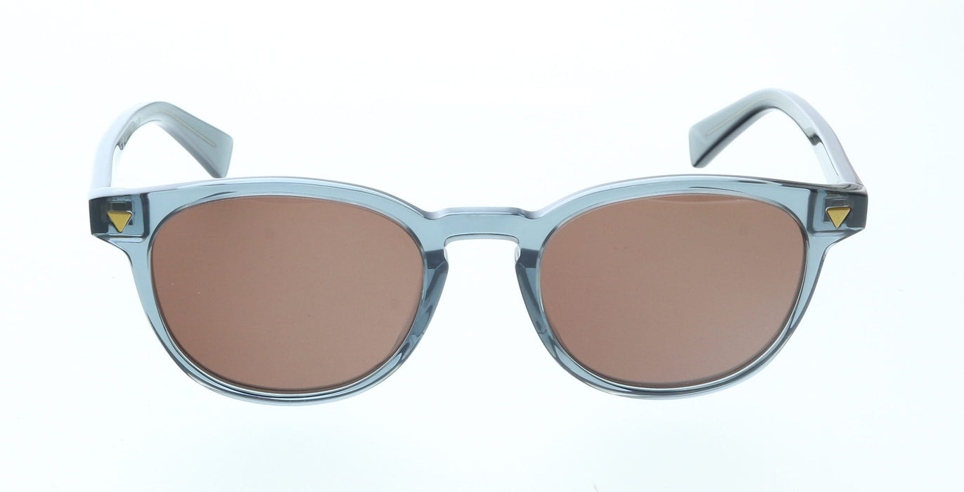Bottega Veneta BV1253S-005 Grey Acetate Round Sunglasses