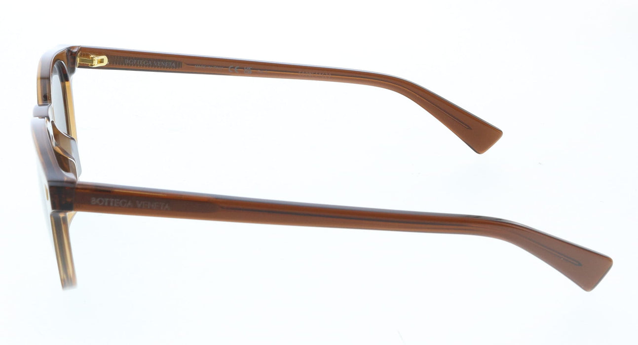 Bottega Veneta BV1253S-006 Brown Acetate Round Sunglasses