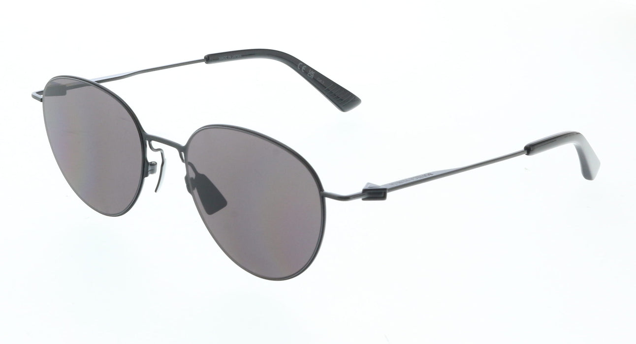 Bottega Veneta BV1268S-001 Black Metal Aviator Sunglasses –