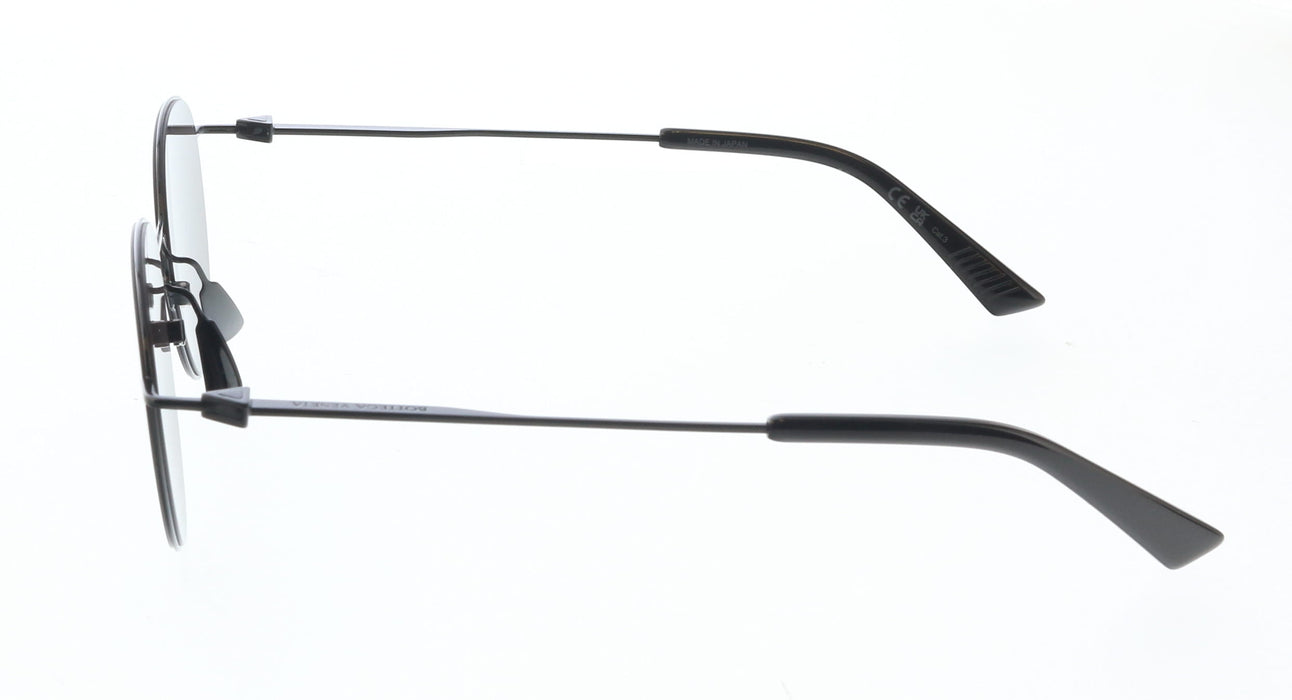 Bottega Veneta BV1268S-001 Black Metal Aviator Sunglasses –