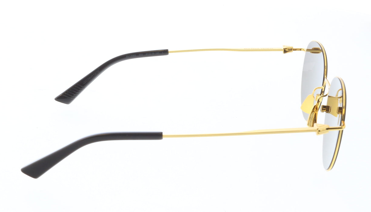 Bottega Veneta BV1268S-002 Luxurious Gold Teardrop Aviator