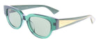 Bottega Veneta BV1278SA-003 Green Sculpted Cat-Eye Sunglasses