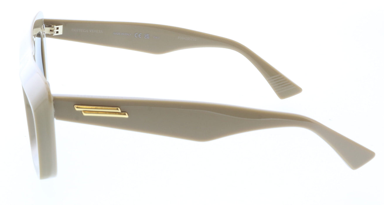 Bottega Veneta BV1283S-003 Taupe Oversized Shield Sunglasses