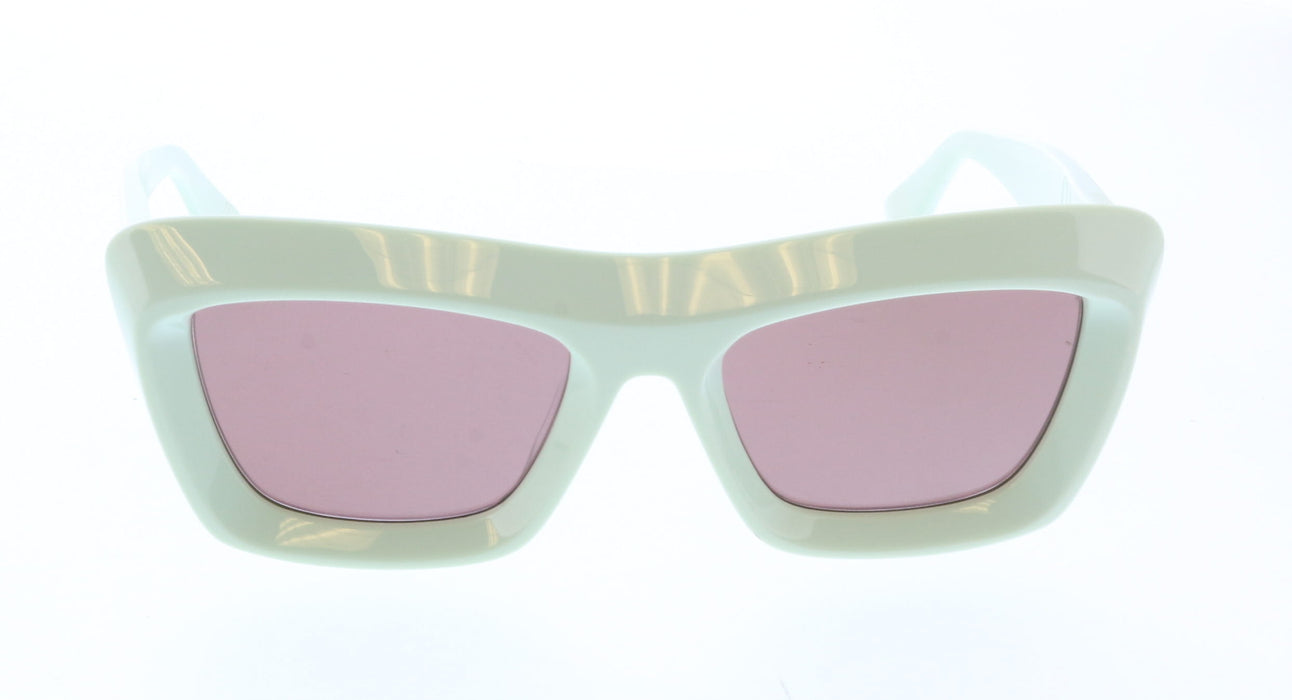 Bottega Veneta BV1283S-004 Mint Green Oversized Shield