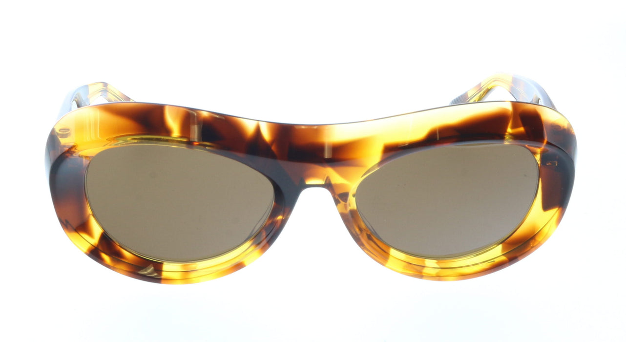 Bottega Veneta BV1284S-002 Tortoiseshell Oversized Shield