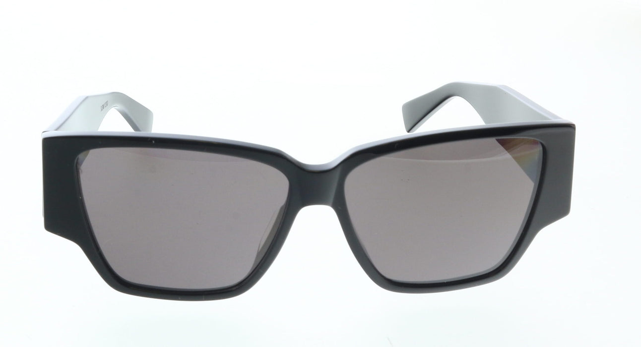 Bottega Veneta BV1285S-001 Bold Black Cat-Eye Sunglasses –