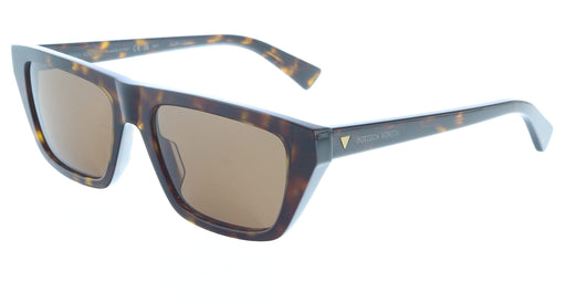 Bottega Veneta BV1291S-002 Havana Square Acetate Sunglasses –
