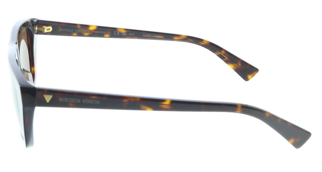 Bottega Veneta BV1291S-002 Havana Square Acetate Sunglasses –