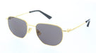 Bottega Veneta BV1301S-005 Gold Metal Navigator Sunglasses –