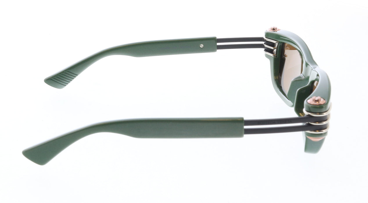 Bottega Veneta BV1308S-003 Green Rectangular Sunglasses