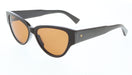 Bottega Veneta BV1319S-003 Glossy Brown Cat-Eye Sunglasses