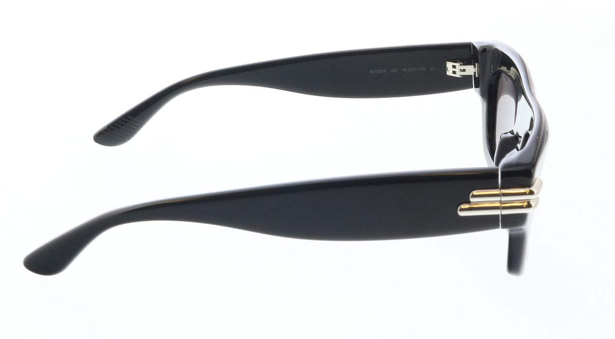 Bottega Veneta BV1321S-001 Bold Black Square Sunglasses