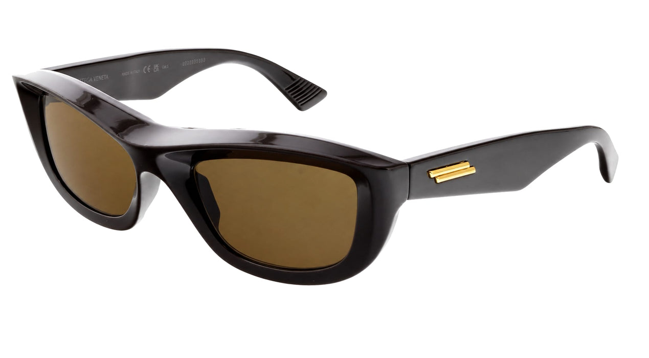 Bottega Veneta BV1326S-002 Bold Square Brown Sunglasses