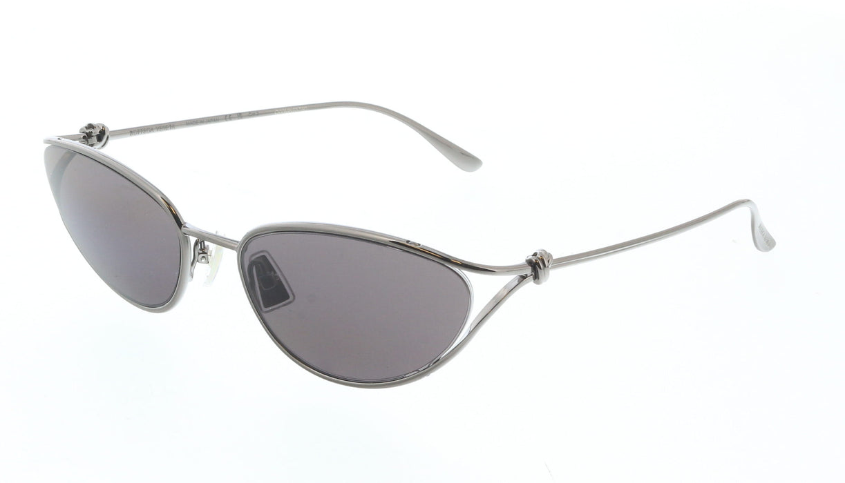 Bottega Veneta BV1330S-001 Chic Metal Cat-Eye Sunglasses