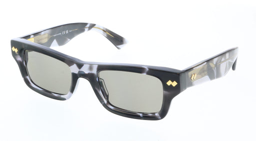 Bottega Veneta BV1351S-002 Bold Marble-Effect Square Sunglasses