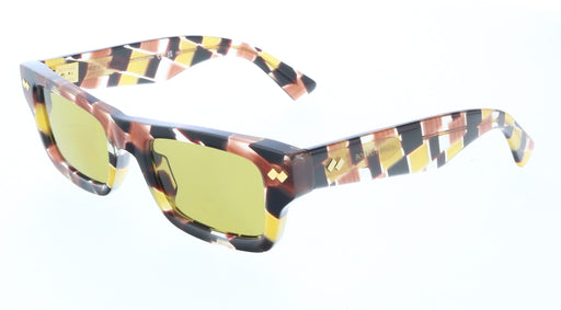 Bottega Veneta BV1351S-003 Vibrant Geometric Square Sunglasses