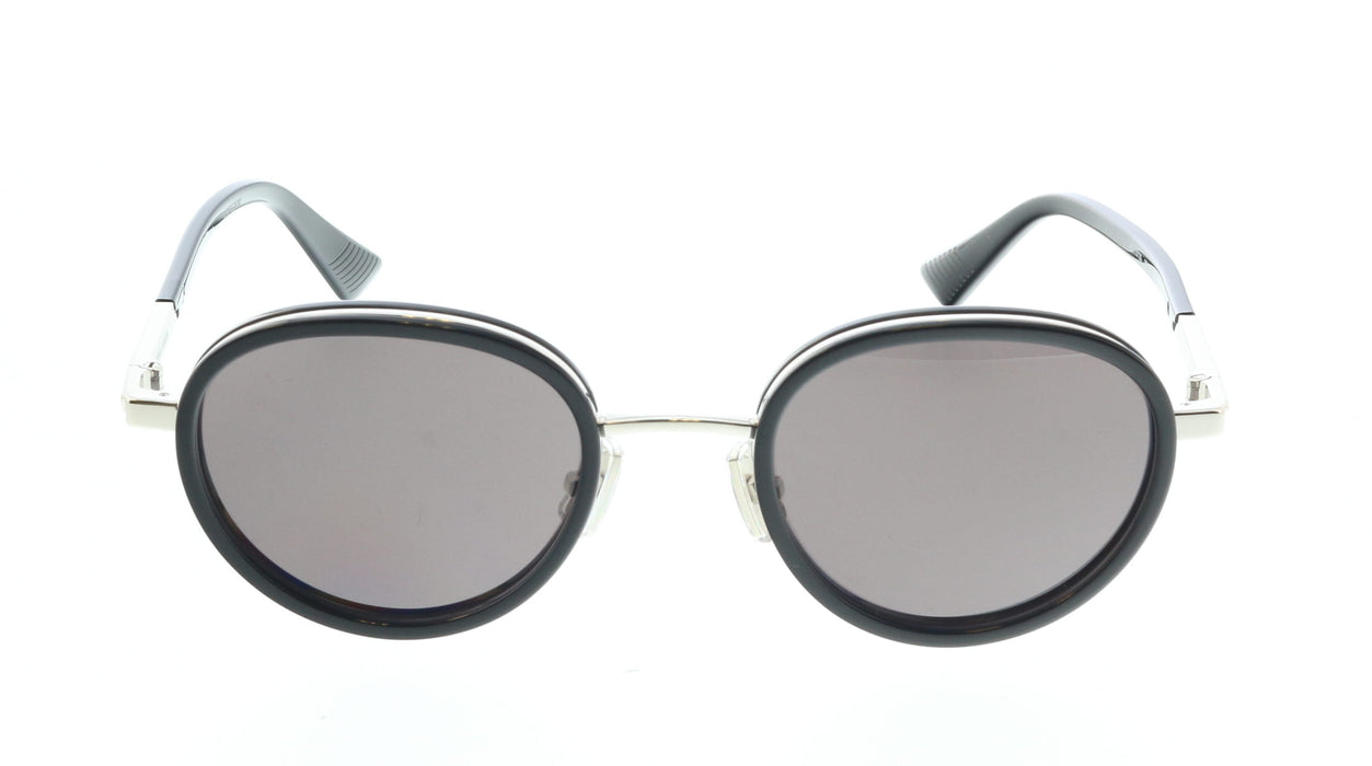 Bottega Veneta BV1372S-001 Retro Black Round Sunglasses