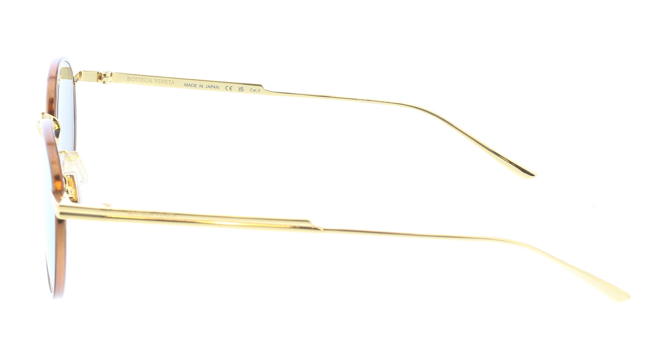 Bottega Veneta BV1389S-004  Round Gold Sunglasses