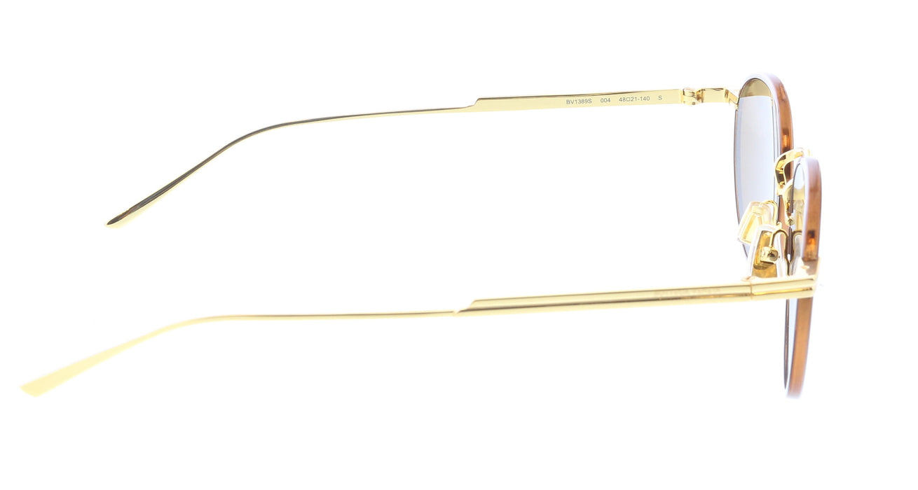 Bottega Veneta BV1389S-004  Round Gold Sunglasses