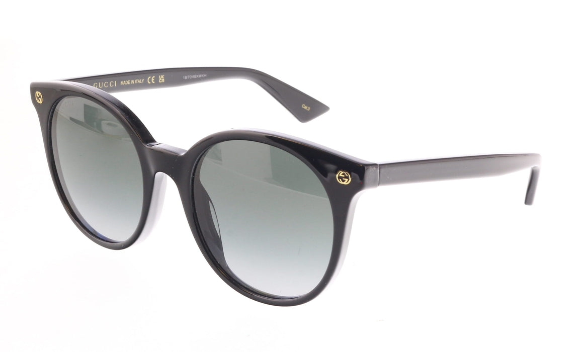 Gucci GG0091S-001  Black Round Sunglasses Timeless Italian Luxury
