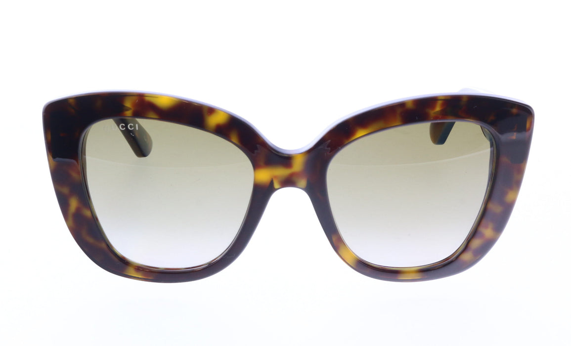 Gucci GG0327S-002 Tortoiseshell Cat-Eye Sunglasses