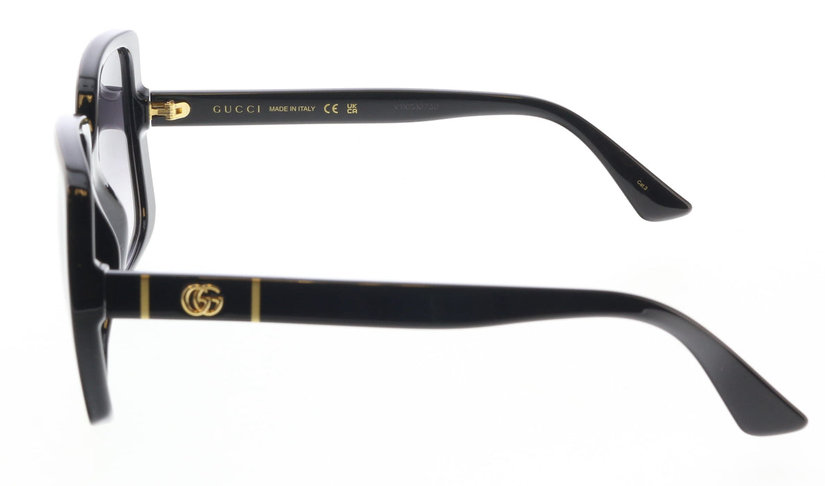 Gucci GG0632S-001 Oversized Black Square Sunglasses