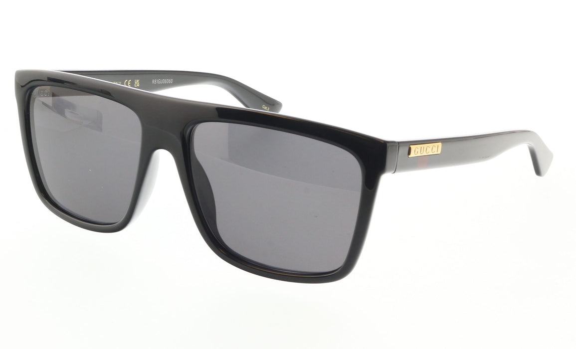 Gucci GG0748S-001 Menâ€™s Oversized Square Black Sunglasses