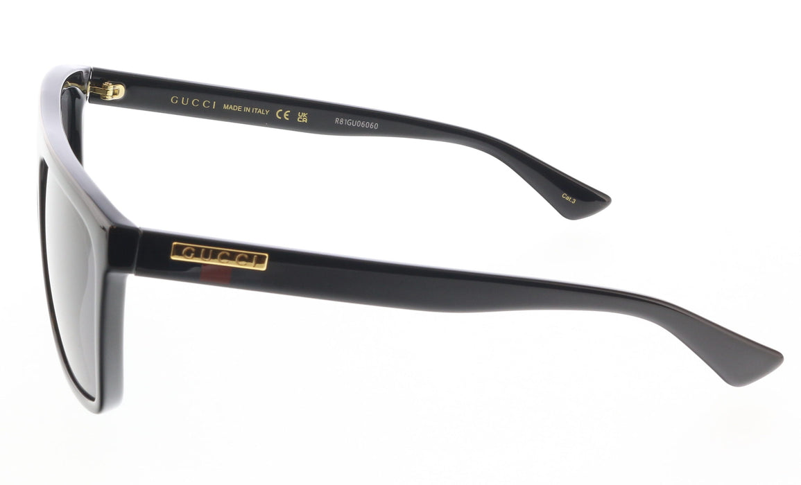 Gucci GG0748S-001 Menâ€™s Oversized Square Black Sunglasses