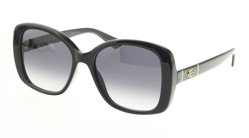 Gucci GG0762S-001 Oversized Black Gradient Square Sunglasses