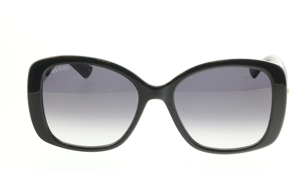 Gucci GG0762S-001 Oversized Black Gradient Square Sunglasses