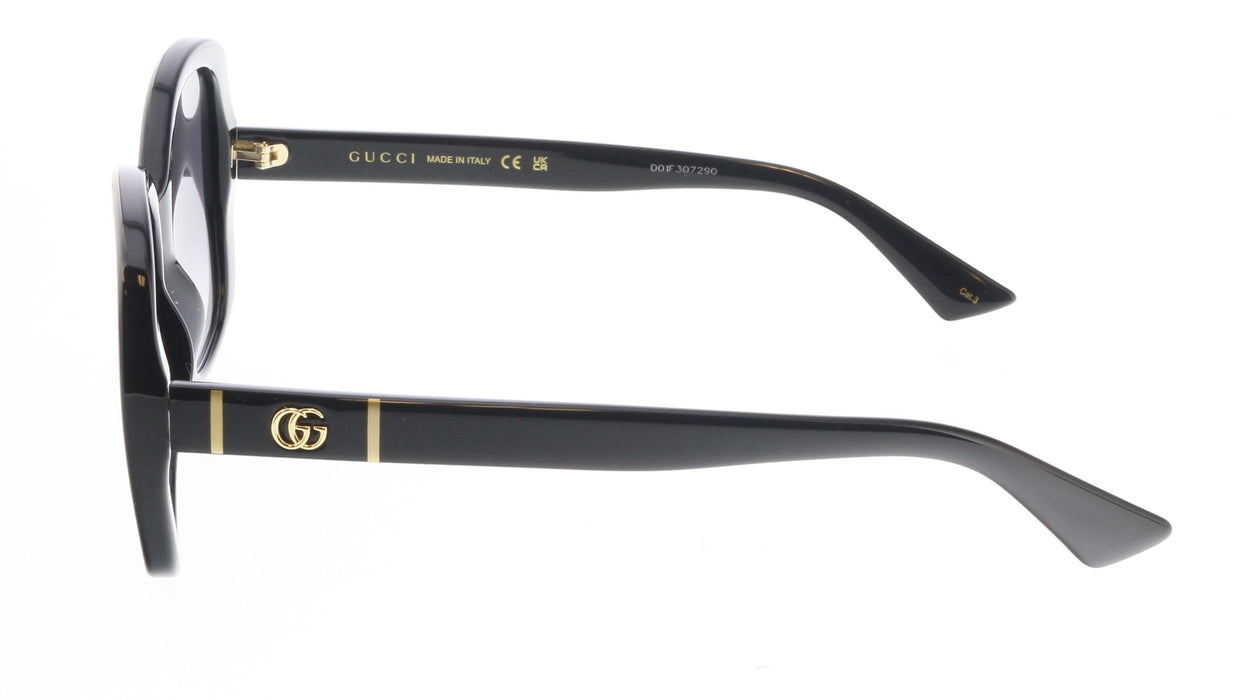 Gucci GG0762S-001 Oversized Black Gradient Square Sunglasses