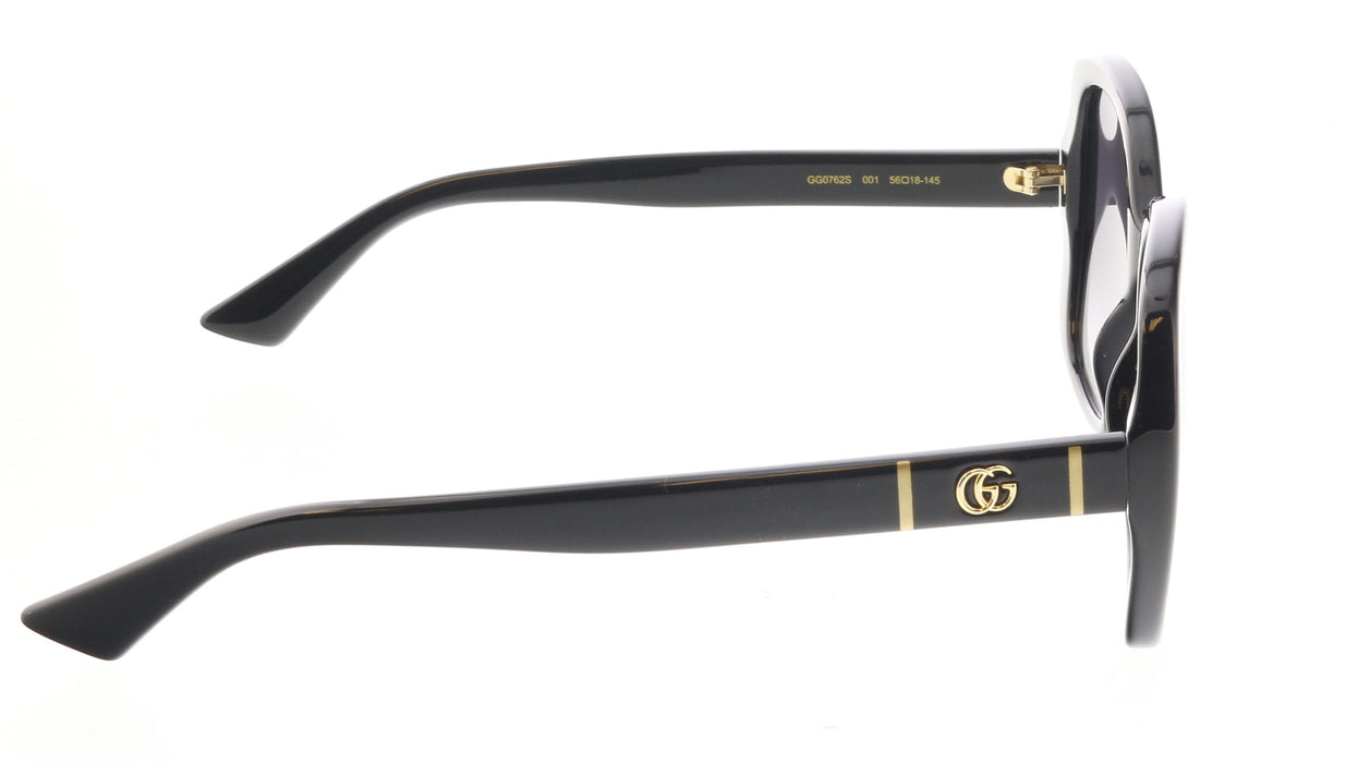 Gucci GG0762S-001 Oversized Black Gradient Square Sunglasses