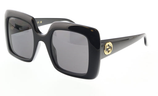 Gucci GG0896S-001 Oversized Square Black Sunglasses with Dark Solid Lenses
