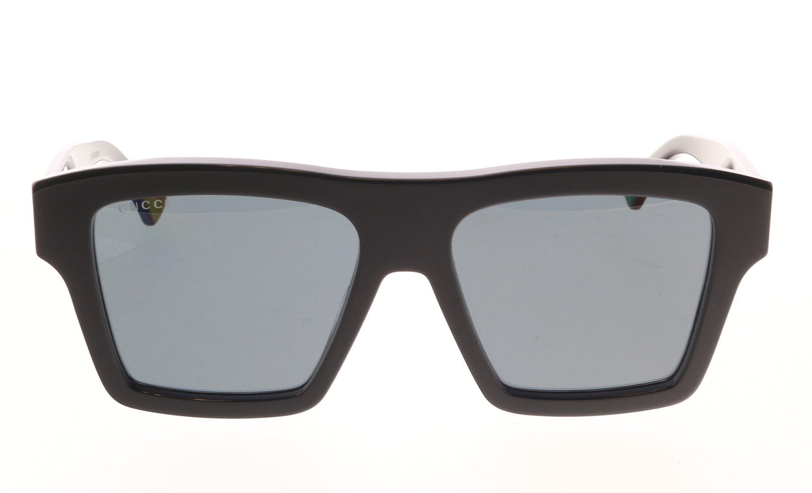 Gucci GG0962S-005 Bold Matte Black Angular Frame Sunglasses for Men