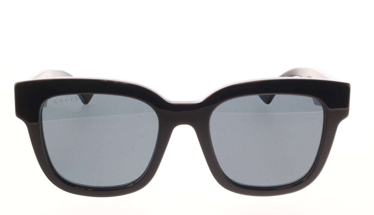Gucci GG0998S-001 Bold Oversized Square Sunglasses with Black Frame and Dark Len