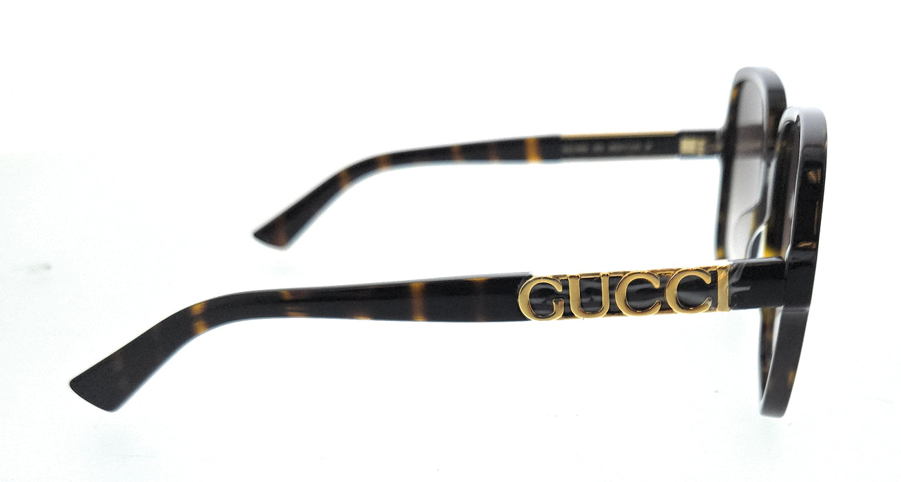 Gucci GG1189S-003 Oversized Square Brown Gradient Sunglasses Luxury Statement