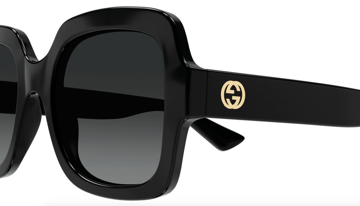 Gucci GG1337S-002 Black Square Ladies Sunglasses