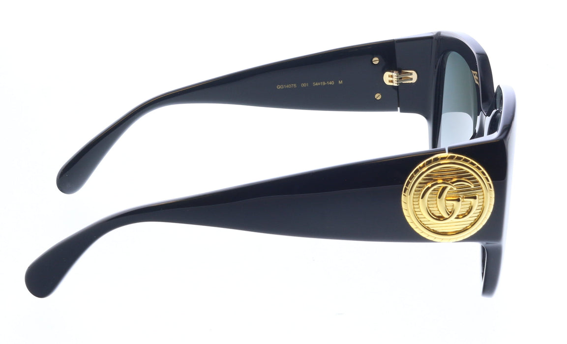 Gucci GG1407S-001 Black Square Ladies Sunglasses