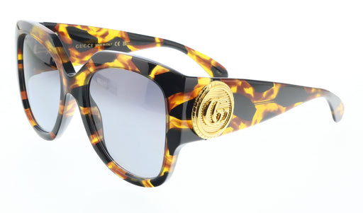 Gucci GG1407S-002 Havana Square Ladies Sunglasses