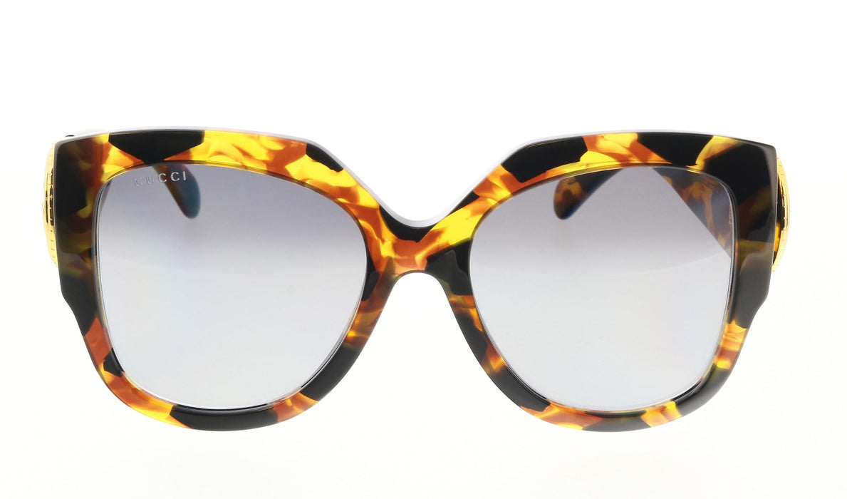 Gucci GG1407S-002 Havana Square Ladies Sunglasses