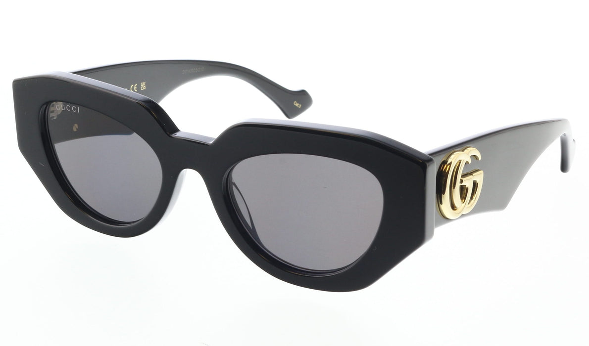 Gucci GG1421S-001 Black cat eye Ladies Sunglasses