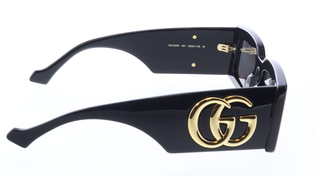Gucci GG1425S-001 Black square Ladies Sunglasses
