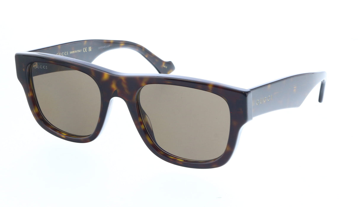 Gucci GG1427S-003 Havana square Mens Sunglasses