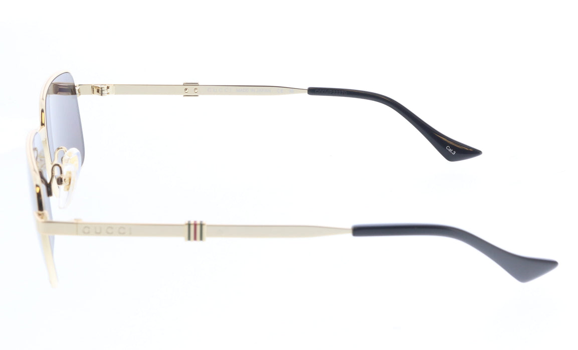 Gucci GG1495S-001 Gold square Mens Sunglasses