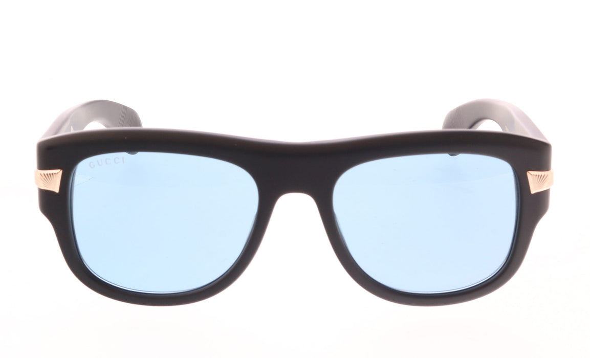 Gucci GG1517S-002 Black & Gold square Mens Sunglasses