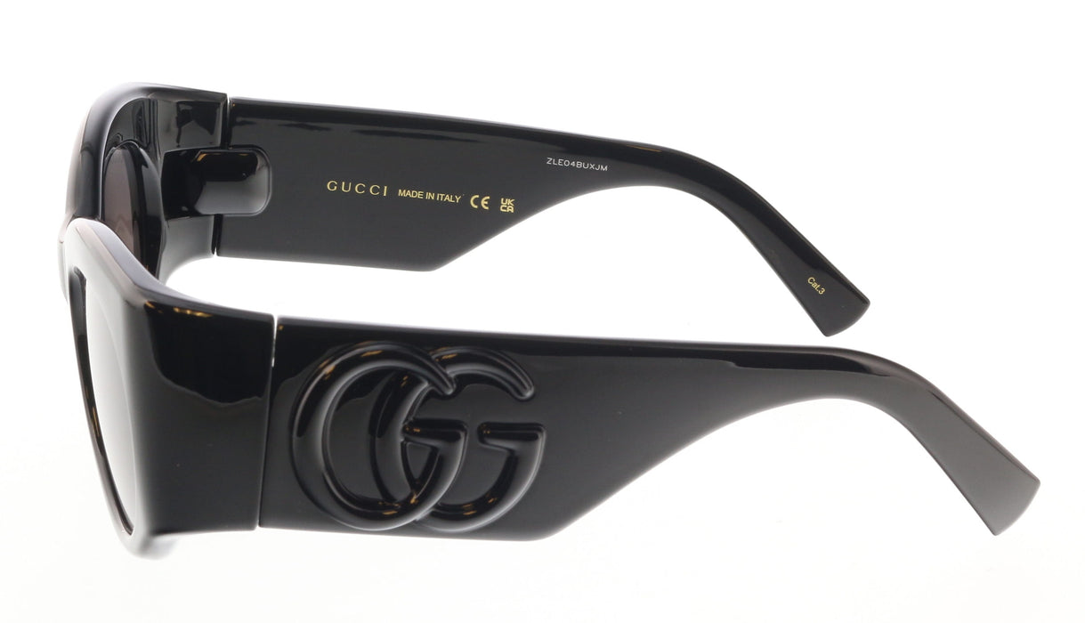 Gucci GG1544S-001 Black round Ladies Sunglasses