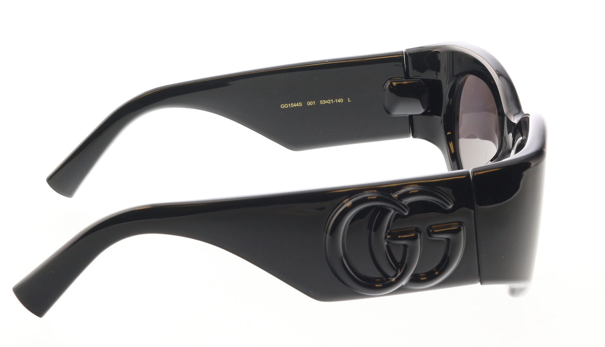 Gucci GG1544S-001 Black round Ladies Sunglasses