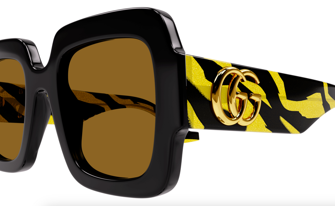 Gucci GG1547S-004 Black square Ladies Sunglasses